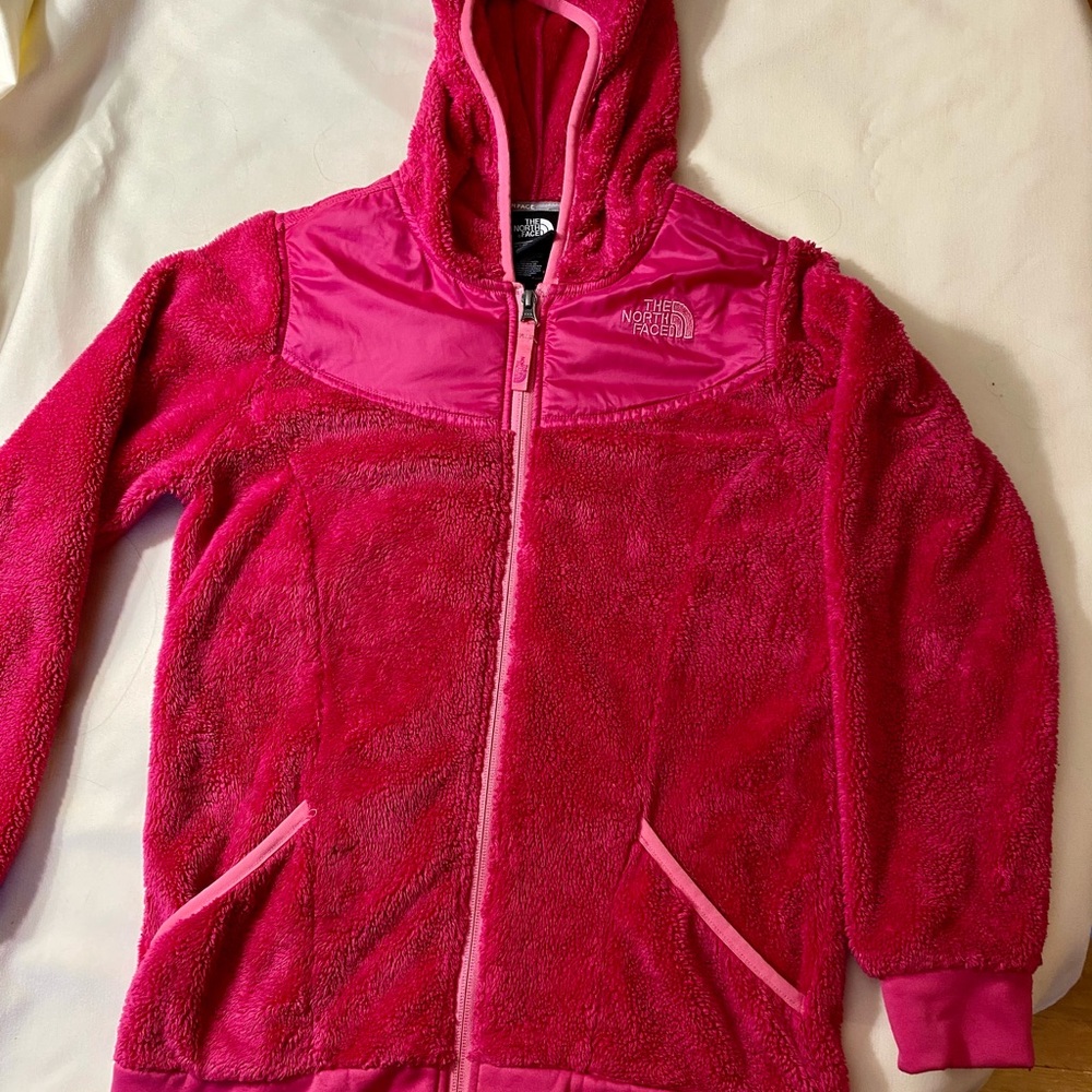 North face pink fleece